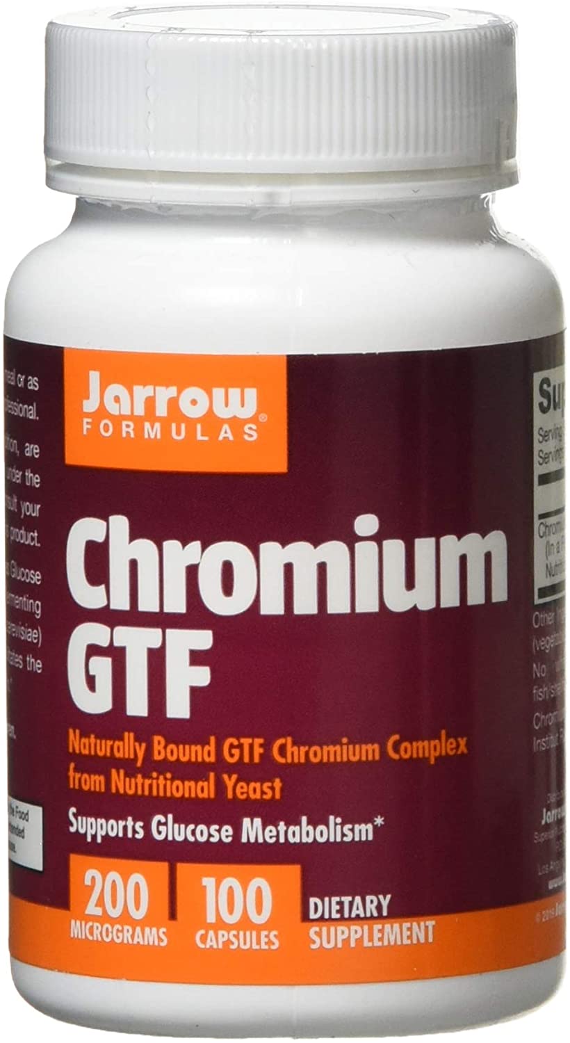 Jarrow Formulas Chromium GTF, 200mcg - 100 caps