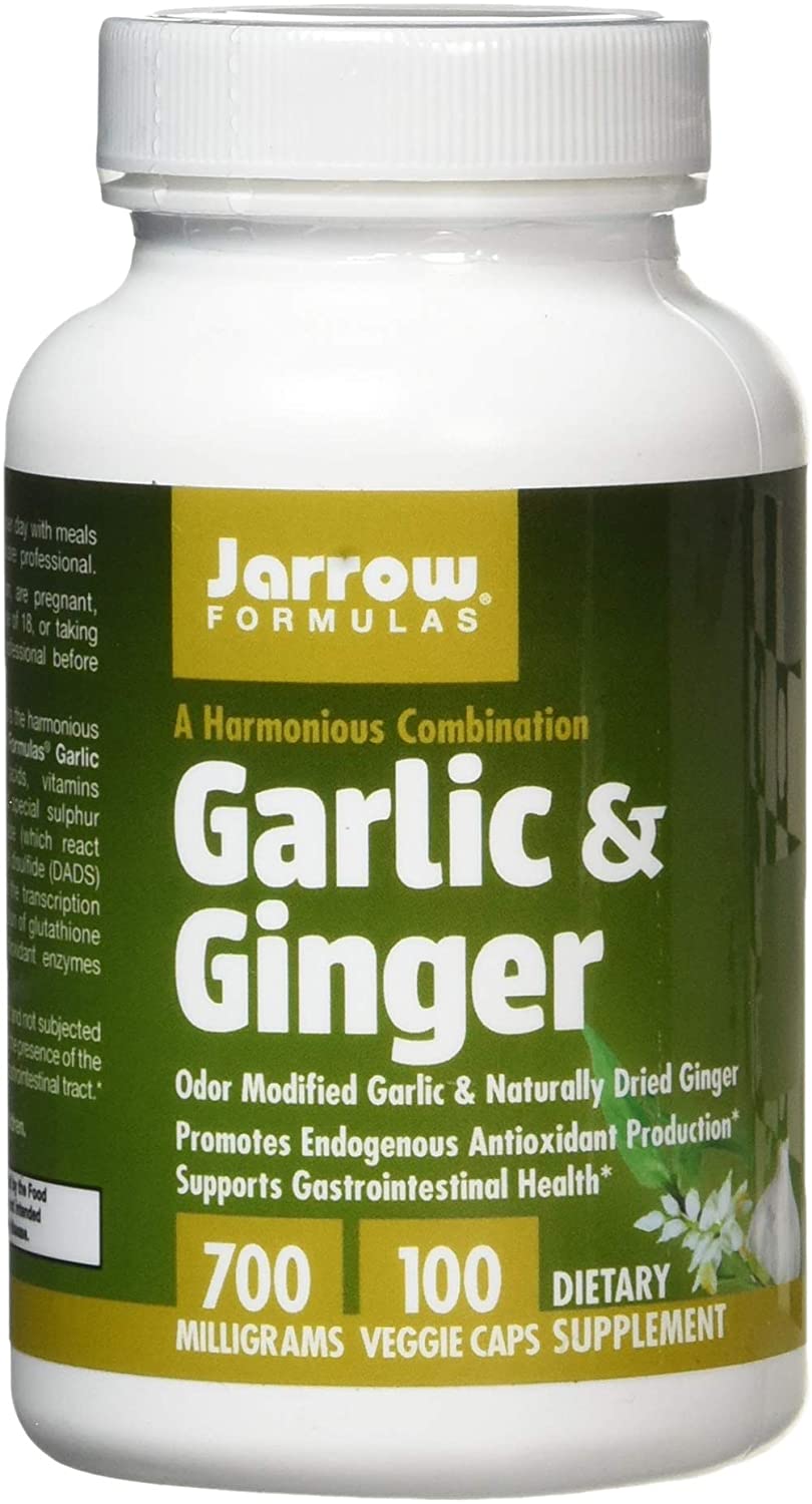 Jarrow Formulas Garlic & Ginger, 700mg - 100 vcaps