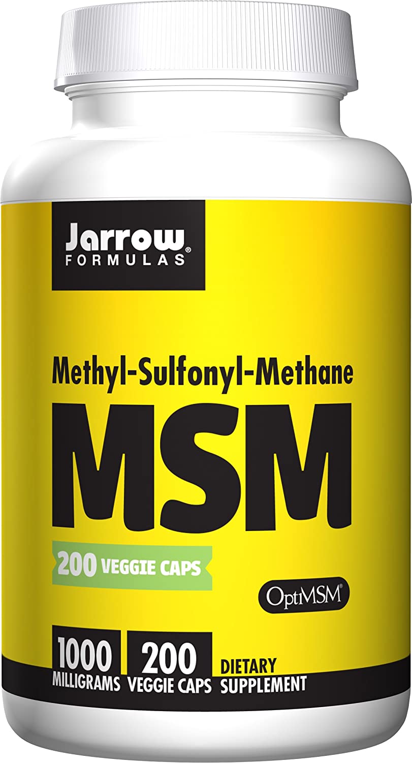 Jarrow Formulas MSM (Methyl-Sulfonyl-Methane Sulfur), 1000mg - 200 vcaps