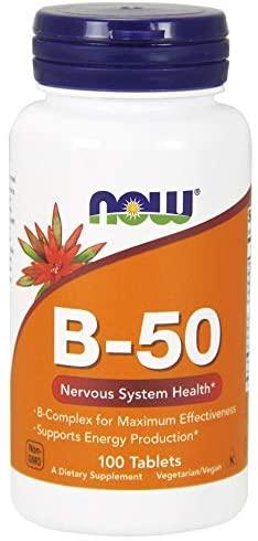 NOW Foods Vitamin B-50 - 100 tablets