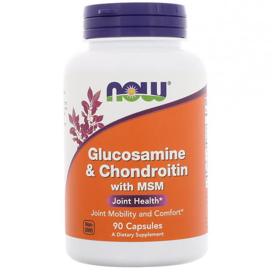 NOW Foods Glucosamine & Chondroitin with MSM - 90 caps
