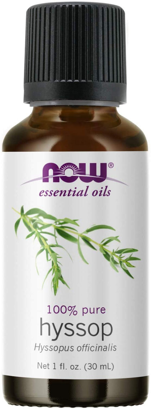 NOW Foods Essential Oil, Hyssop Oil - 30 ml.