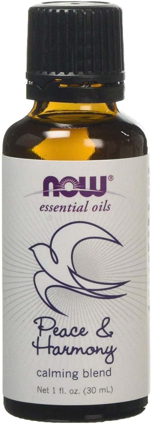 NOW Foods Essential Oil, Peace & Harmony Oil Blend - 30 ml.