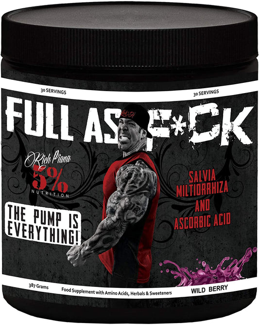5% Nutrition Full As F*ck, Wildberry - 387g