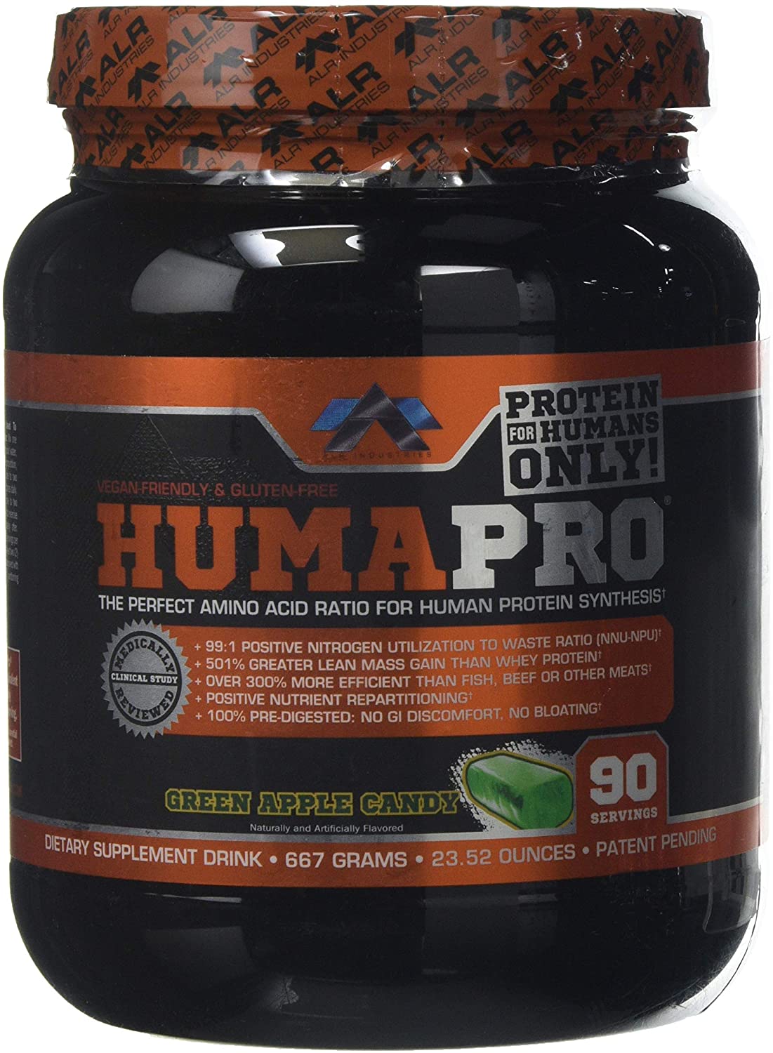 ALRI HumaPro, Green Apple Candy - 667g