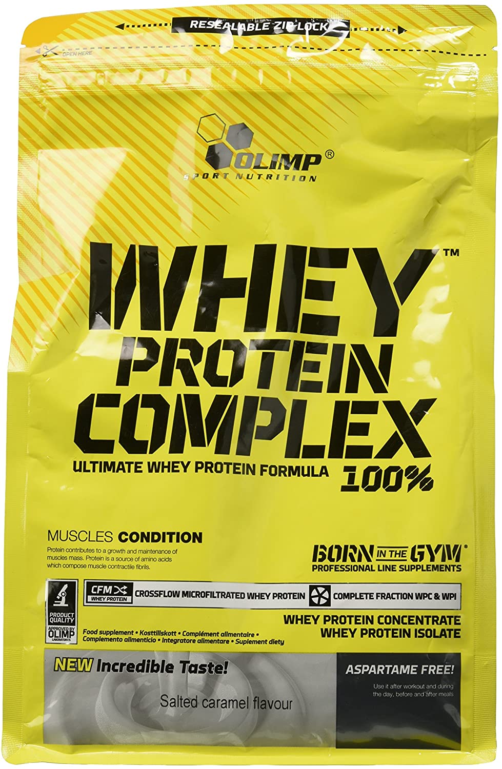 Olimp Nutrition Whey Protein Complex 100%, Salted Caramel - 700g