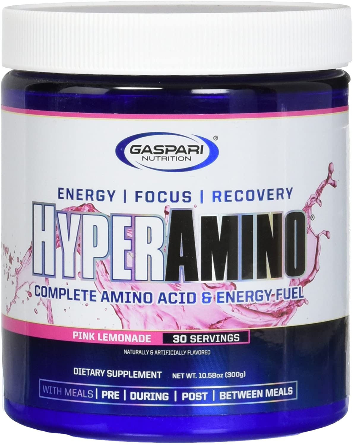 Gaspari Nutrition HyperAmino, Pink Lemonade - 300g