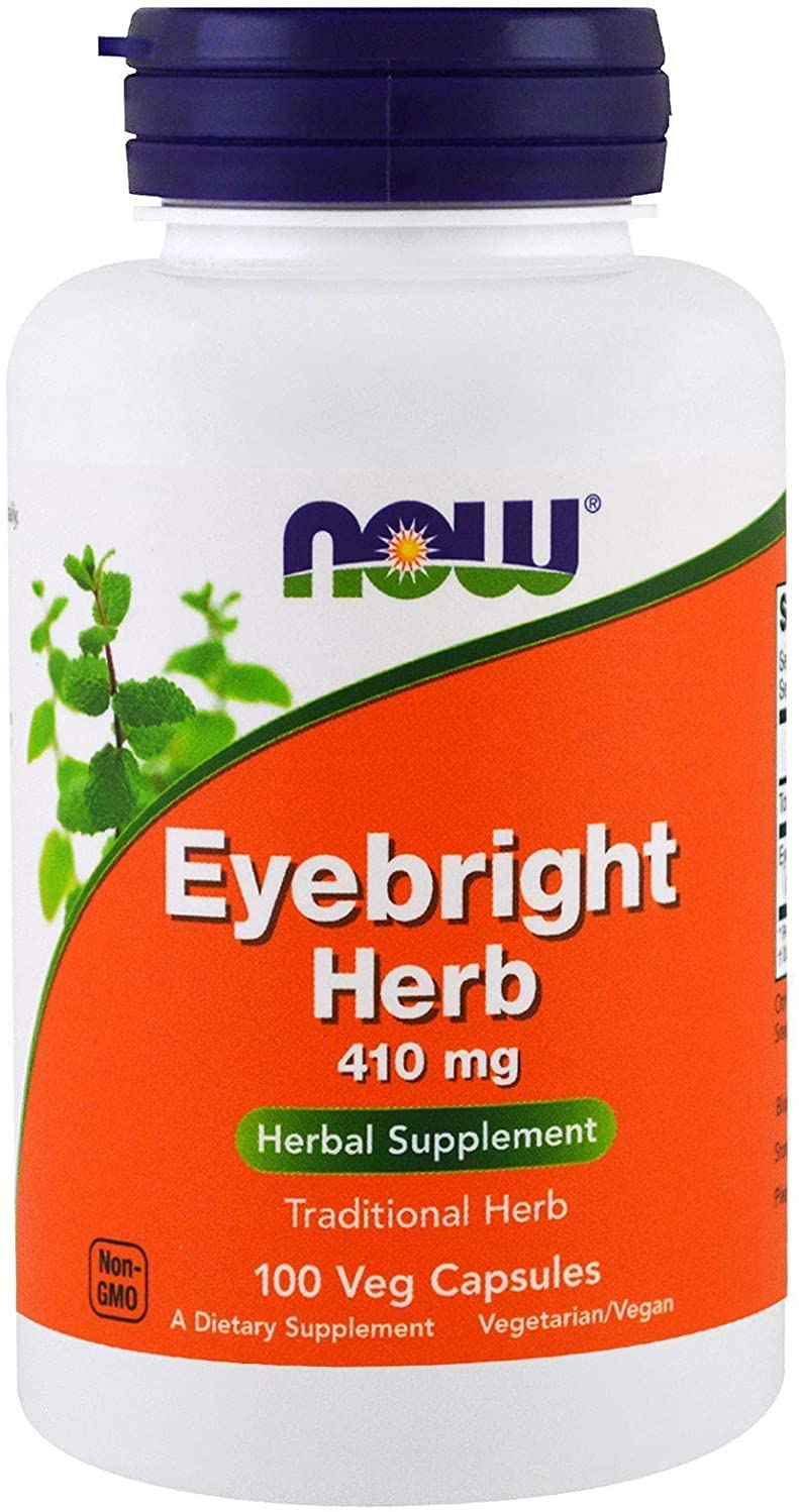 NOW Foods Eyebright Herb, 410mg - 100 vcaps