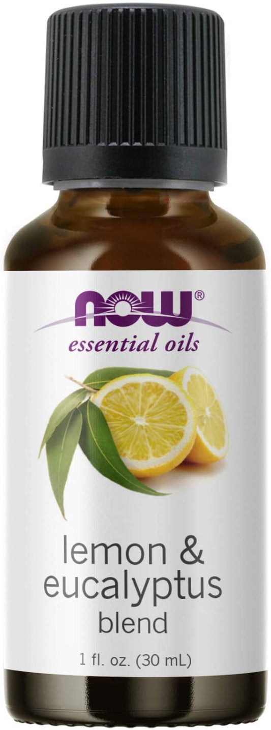 NOW Foods Essential Oil, Lemon & Eucalyptus Blend - 30 ml.