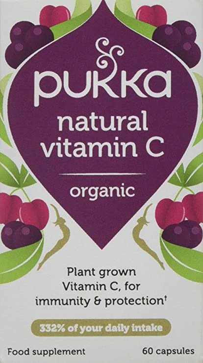Pukka Natural Vitamin C - Organic Bio Nutrients - 60 Capsules