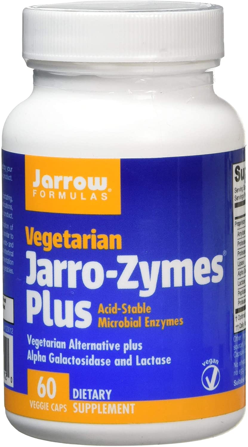Jarrow Formulas Jarro-Zymes Plus, Vegetarian - 60 vcaps