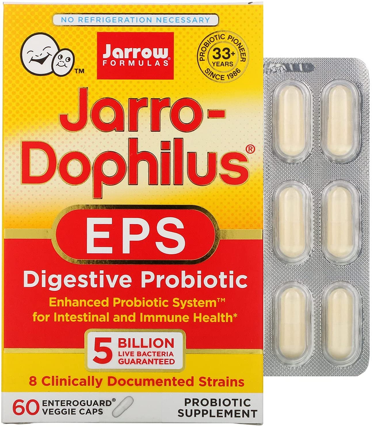 Jarrow Formulas Jarro-Dophilus EPS, 5 Billion - 60 vcaps