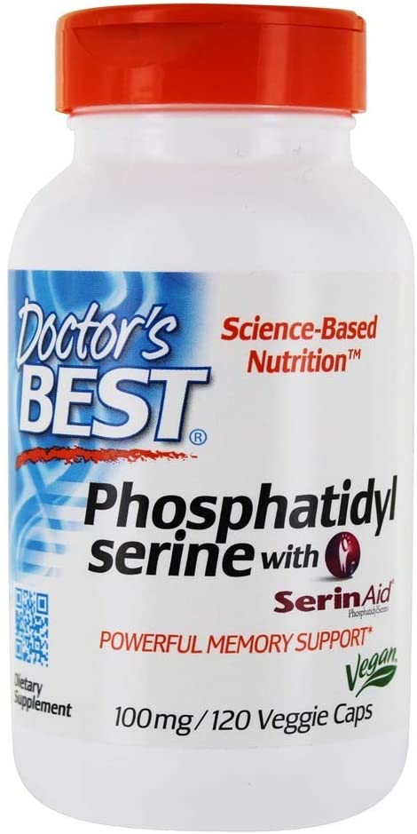 Doctor's Best Phosphatidylserine Serine with SerinAid, 100mg - 120 vcaps