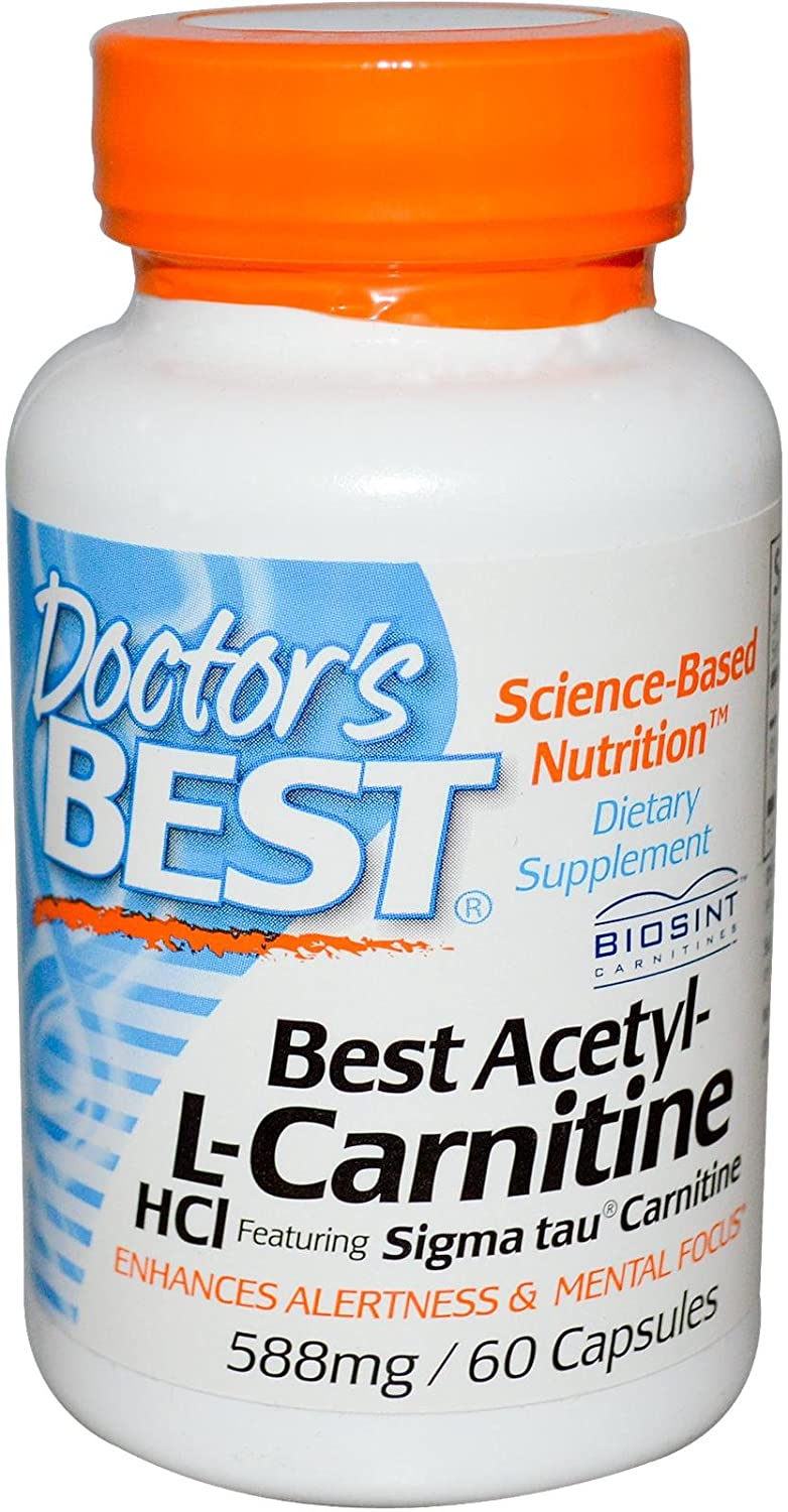 Doctor's Best Acetyl L-Carnitine with Biosint Carnitines, 500mg - 60 vcaps