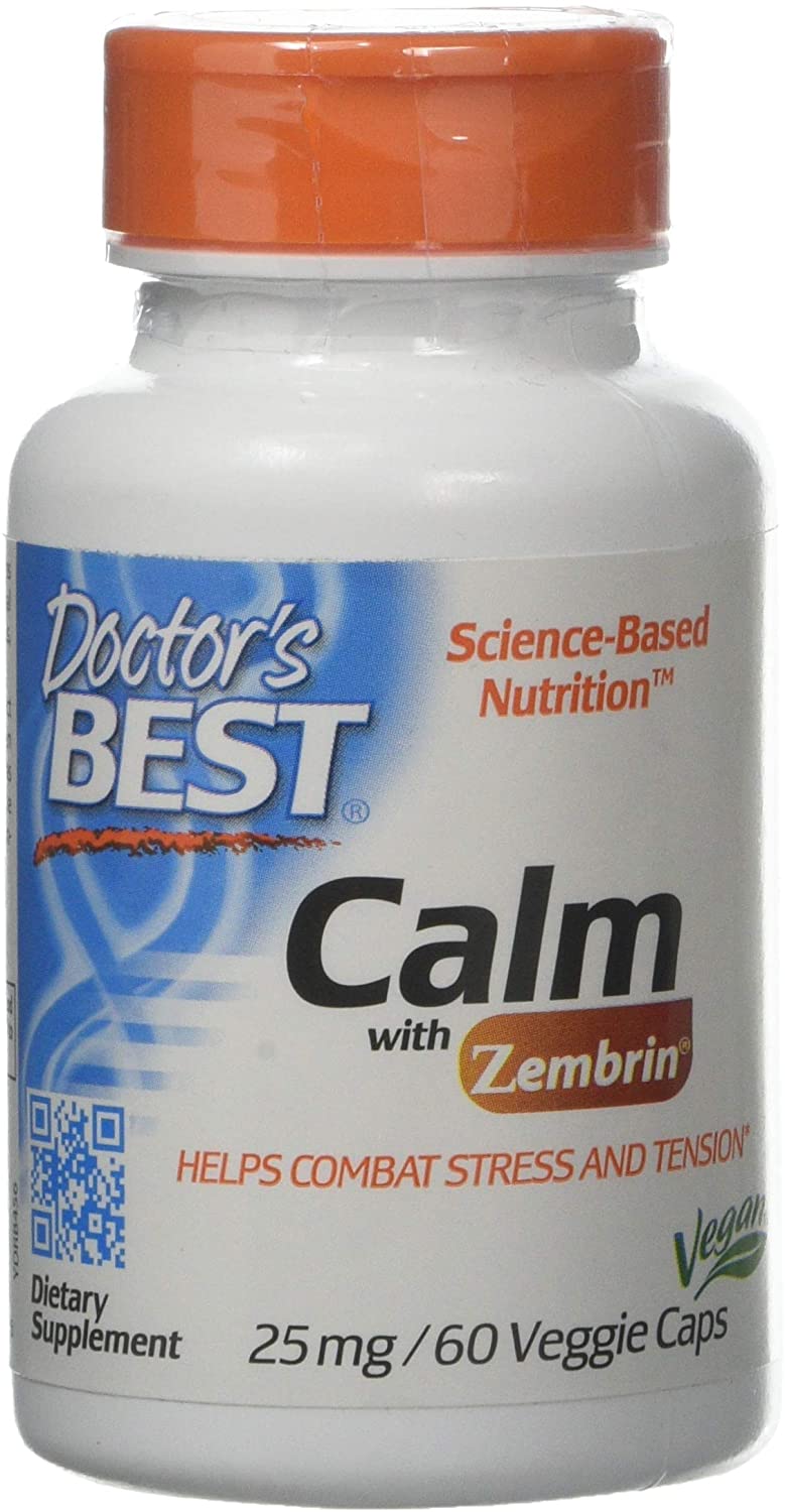 Doctor's Best Calm with Zembrin, 25mg - 60 vcaps