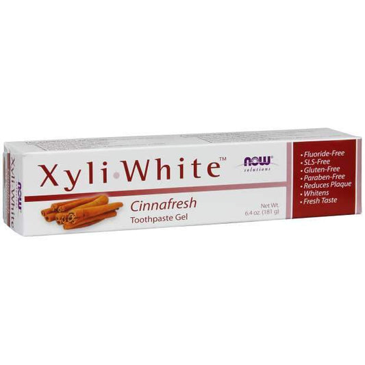 NOW Foods XyliWhite, Cinnafresh Toothpaste Gel - 181g