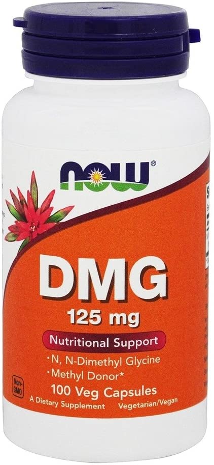 NOW Foods DMG (Dimethylglycine), 125mg - 100 vcaps