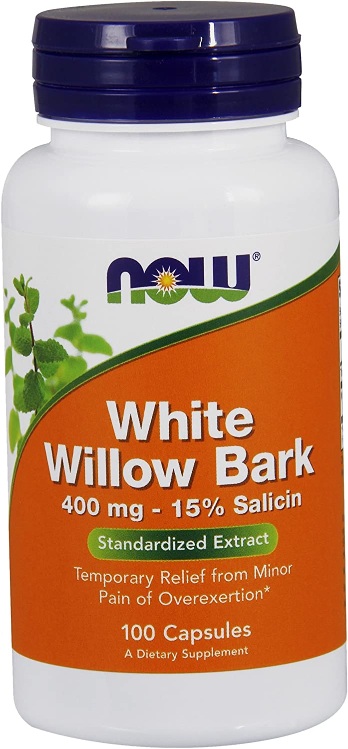 NOW Foods Willow Bark Extract, 400mg - 100 caps