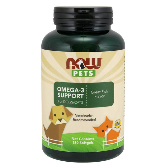 NOW Foods Pets, Omega-3 Support - 180 softgels