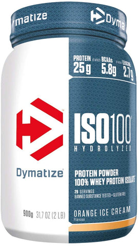 Dymatize ISO-100, Orange Ice Cream - 900g