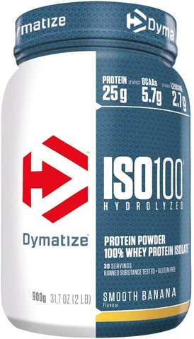 Dymatize ISO-100, Smooth Banana - 900g