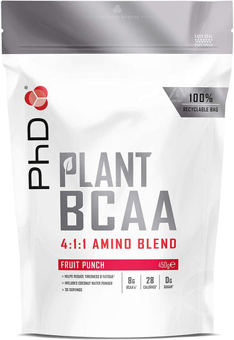 PhD Intra BCAA+, Fruit Punch - 450g