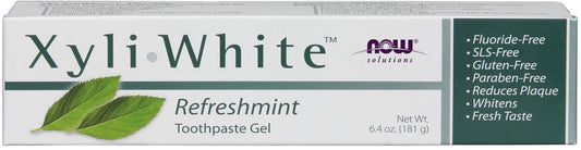 NOW Foods XyliWhite, Refreshmint Toothpaste Gel - 181g