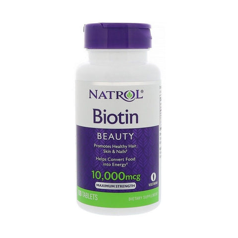 Natrol Biotin, 10 000mcg - 100 tabs