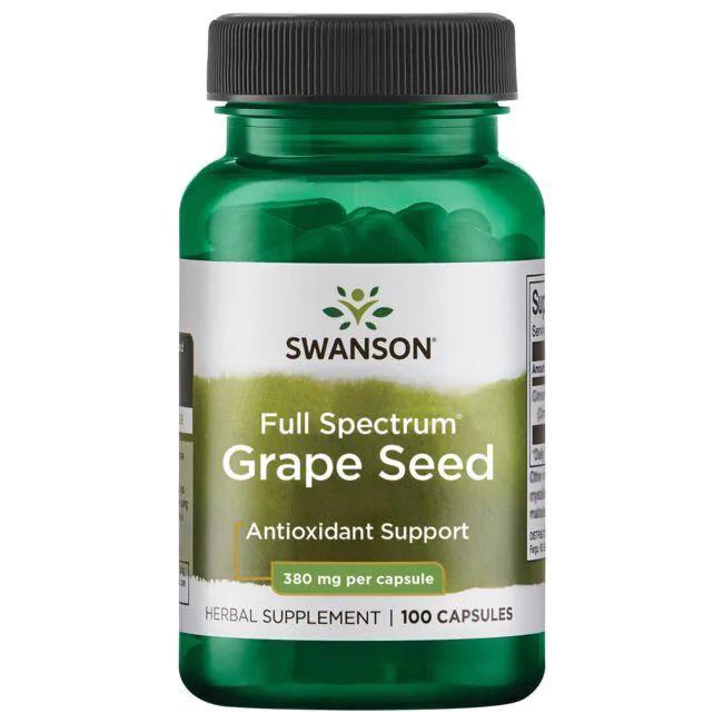 Swanson Grape Seed, 380mg - 100 caps