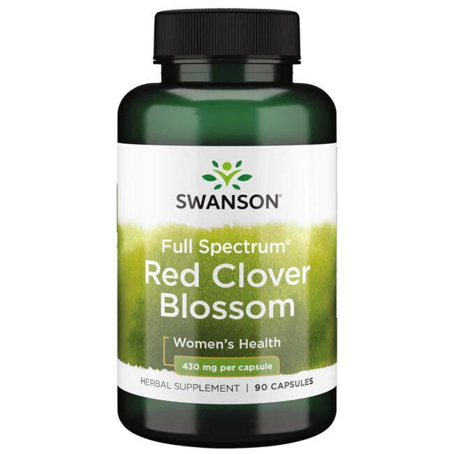 Swanson Red Clover Blossom, 430mg - 90 caps