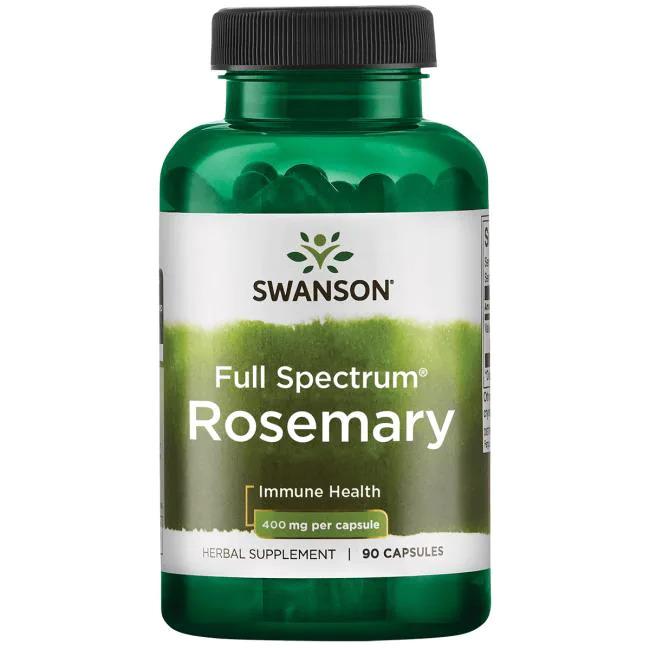 Swanson Rosemary, 400mg - 90 caps