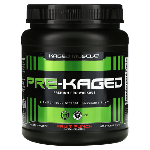 Kaged Muscle Pre-Kaged, Fruit Punch - 621g