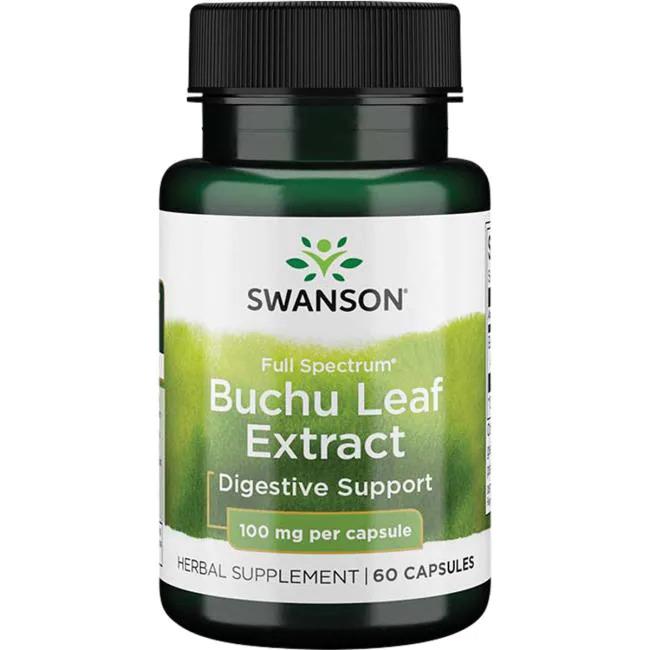 Swanson Full Spectrum Buchu Leaf 4:1 Extract, 100mg - 60 caps