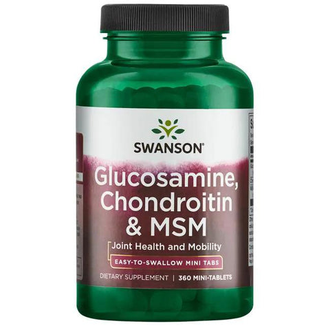 Swanson Glucosamine, Chondroitin & MSM - 360 mini-tabs