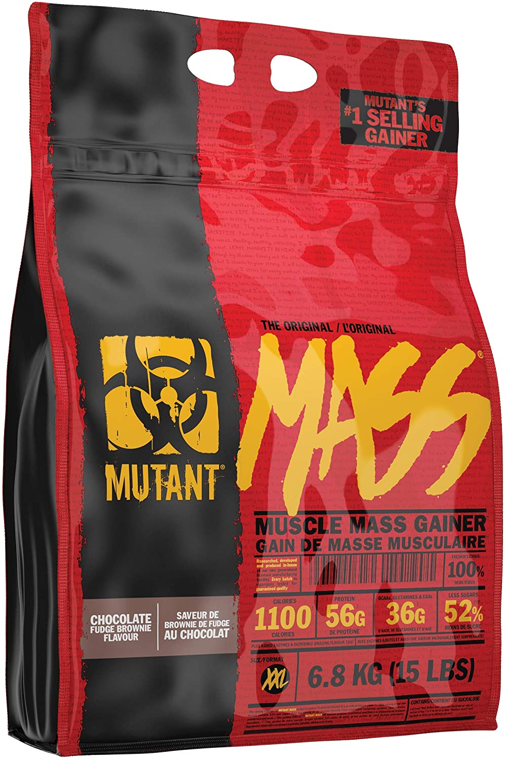 Mutant Mass, Chocolate Fudge Brownie - 6800g