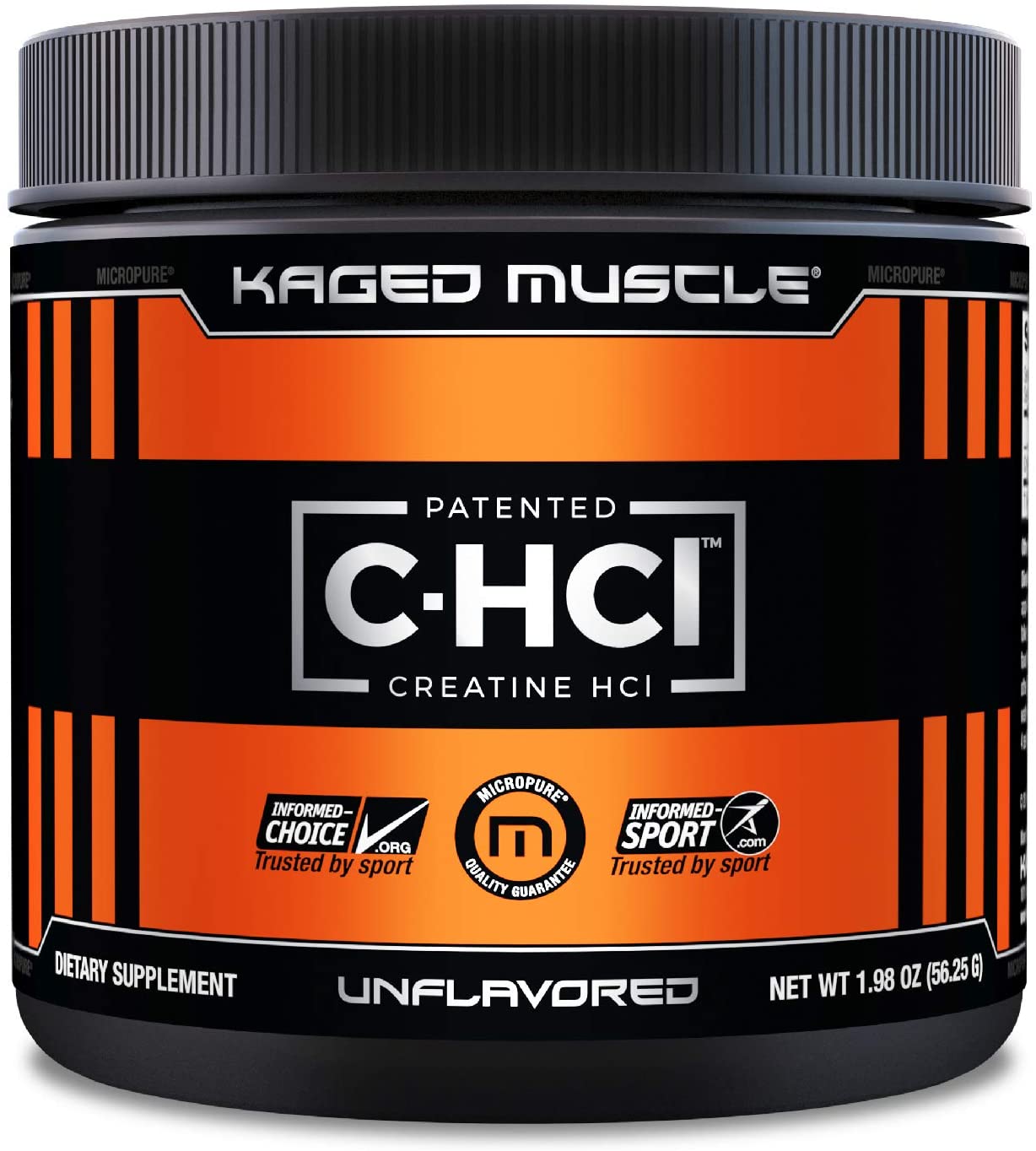 Kaged Muscle C-HCl Creatine HCL, Unflavored - 56g