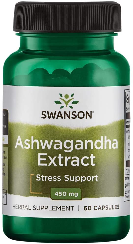 Swanson Ashwagandha Extract, 450mg - 60 caps