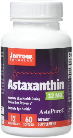Jarrow Formulas Astaxanthin, 12mg - 60 softgels