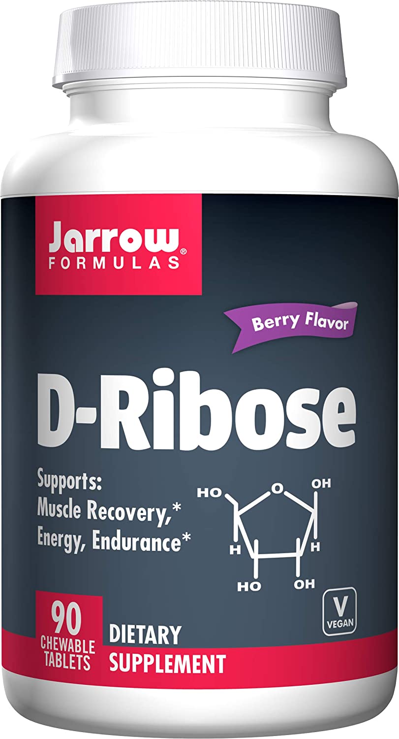 Jarrow Formulas D-Ribose, Tablets - 90 chewable tabs