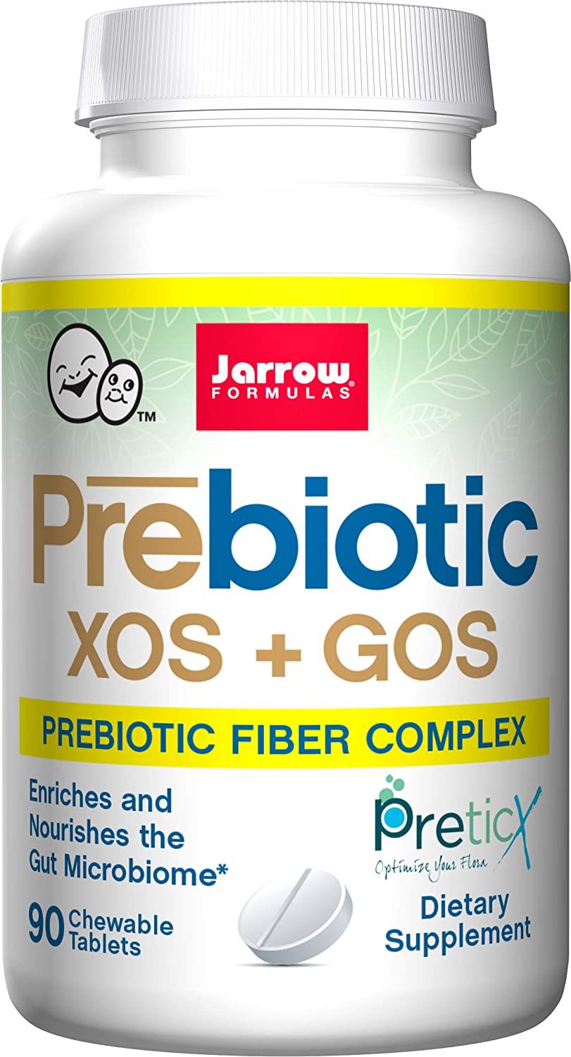 Jarrow Formulas Prebiotics XOS + GOS - 90 chewable tabs