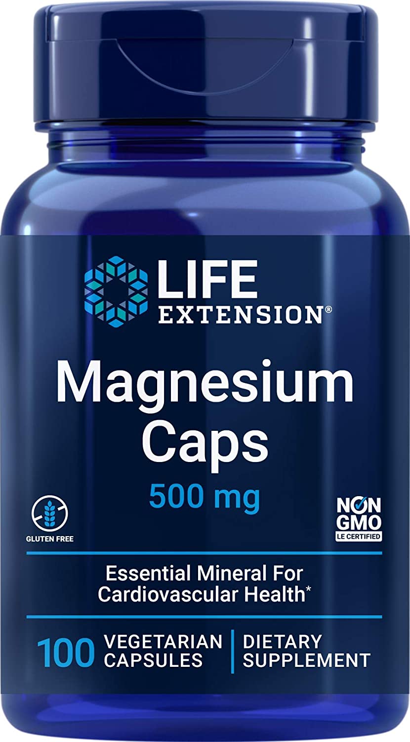 Life Extension Magnesium Caps, 500mg - 100 vcaps