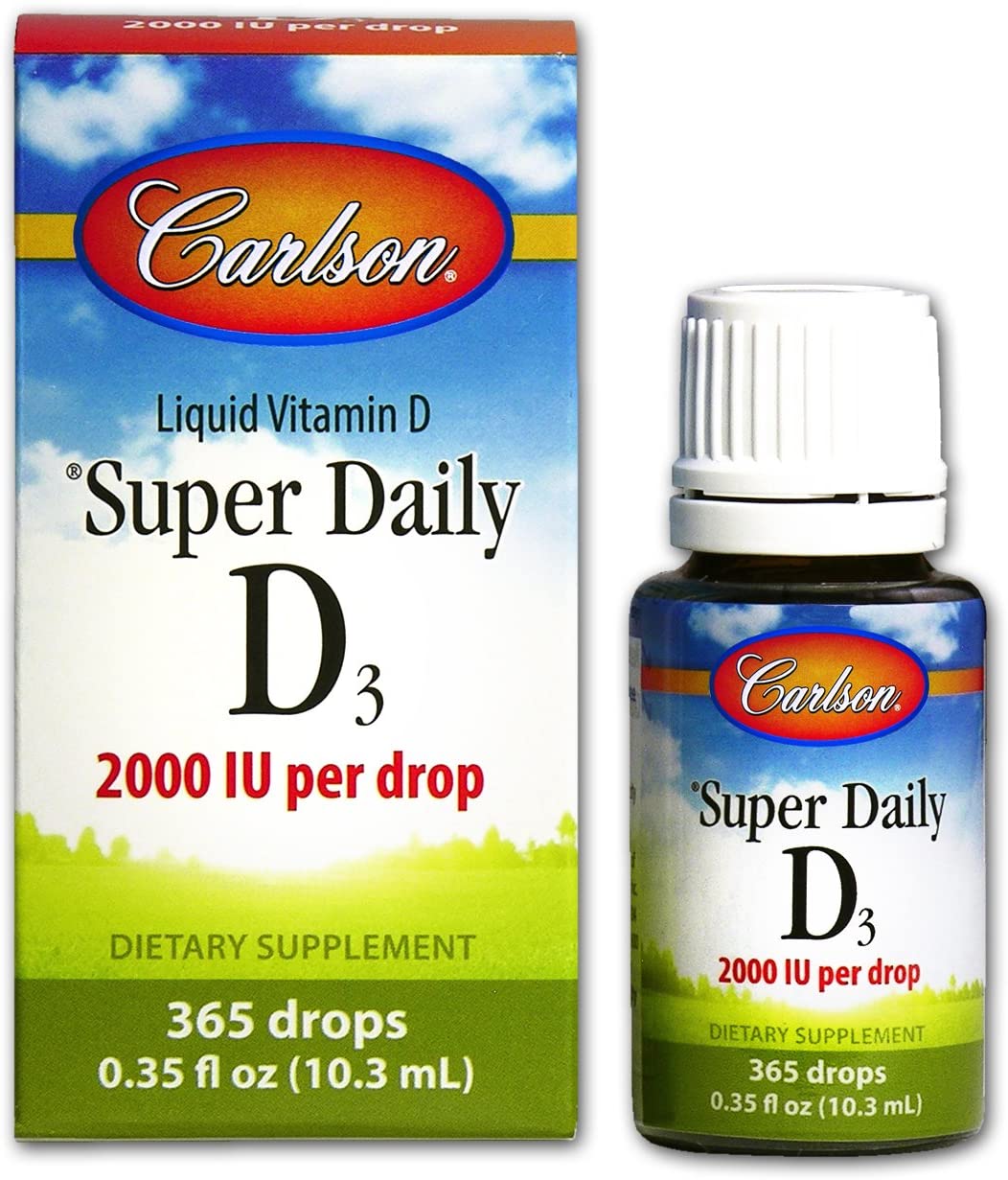 Carlson Labs Super Daily D3, 2000 IU - 10 ml.