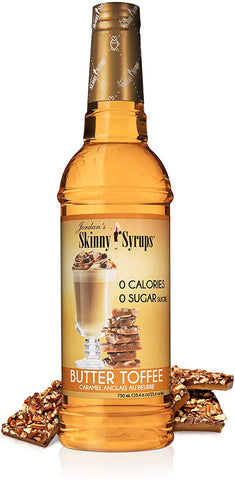 Jordan's Skinny Syrups Sugar Free Syrup, Butter Toffee - 750 ml.