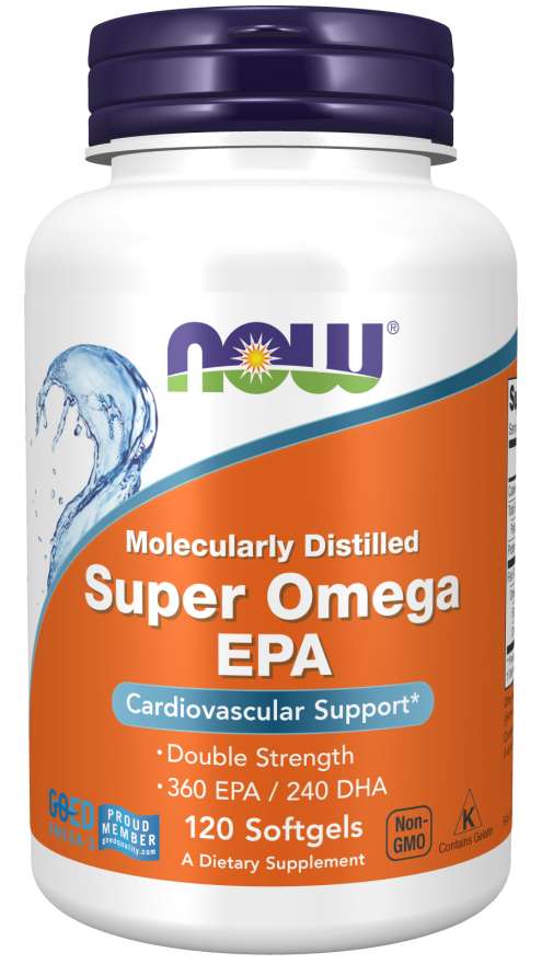 NOW Foods Super Omega EPA Molecularly Distilled - 120 softgels