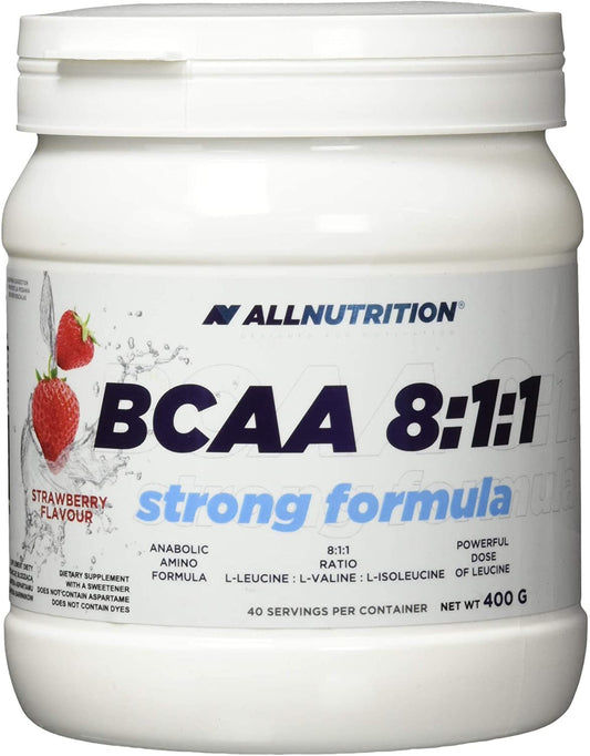 Allnutrition BCAA 8:1:1 Strong Formula, Strawberry - 400g
