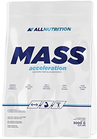 Allnutrition Mass Acceleration, Vanilla - 3000g