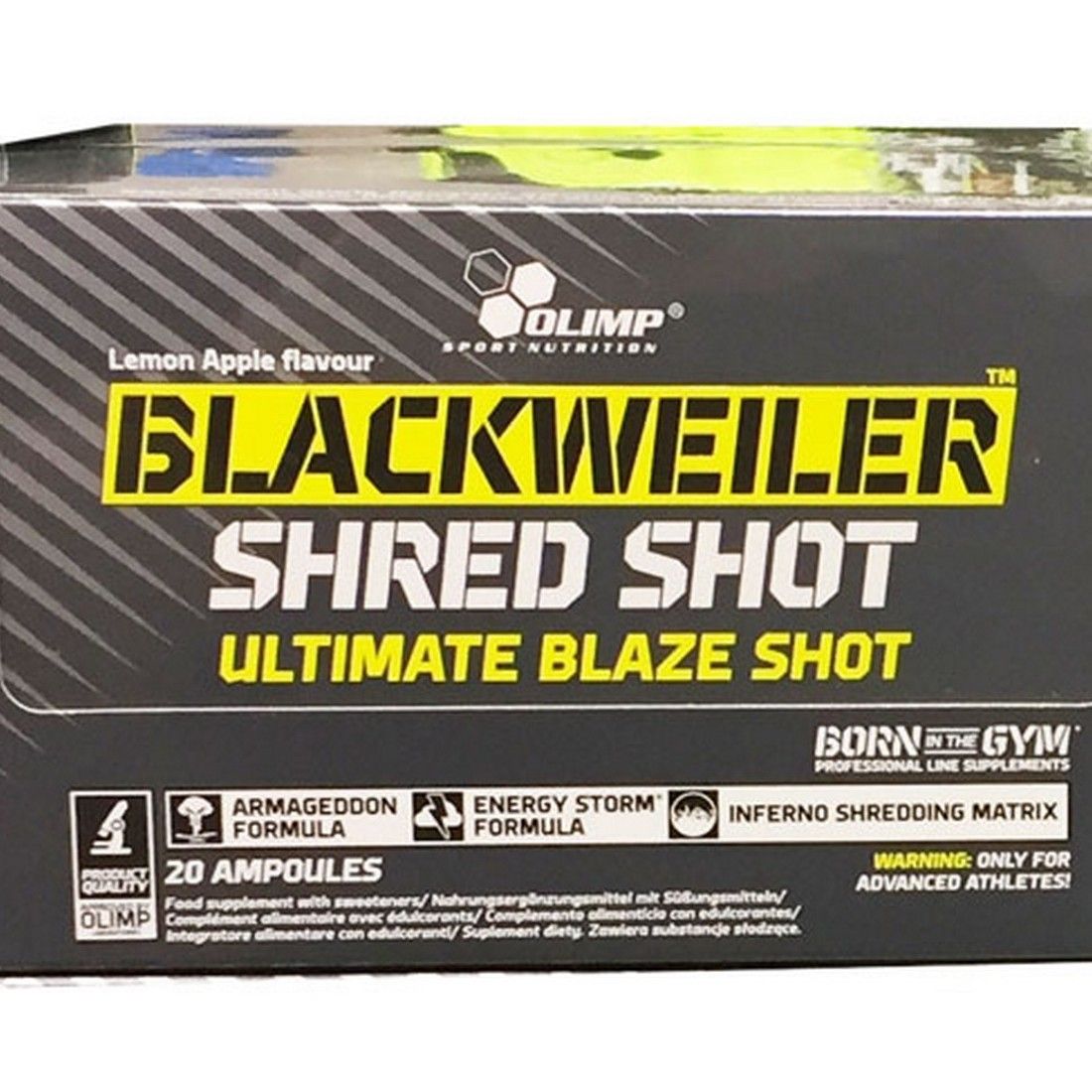 Olimp Nutrition Blackweiler Shred Shot, Citrus Punch - 20 x 60 ml.