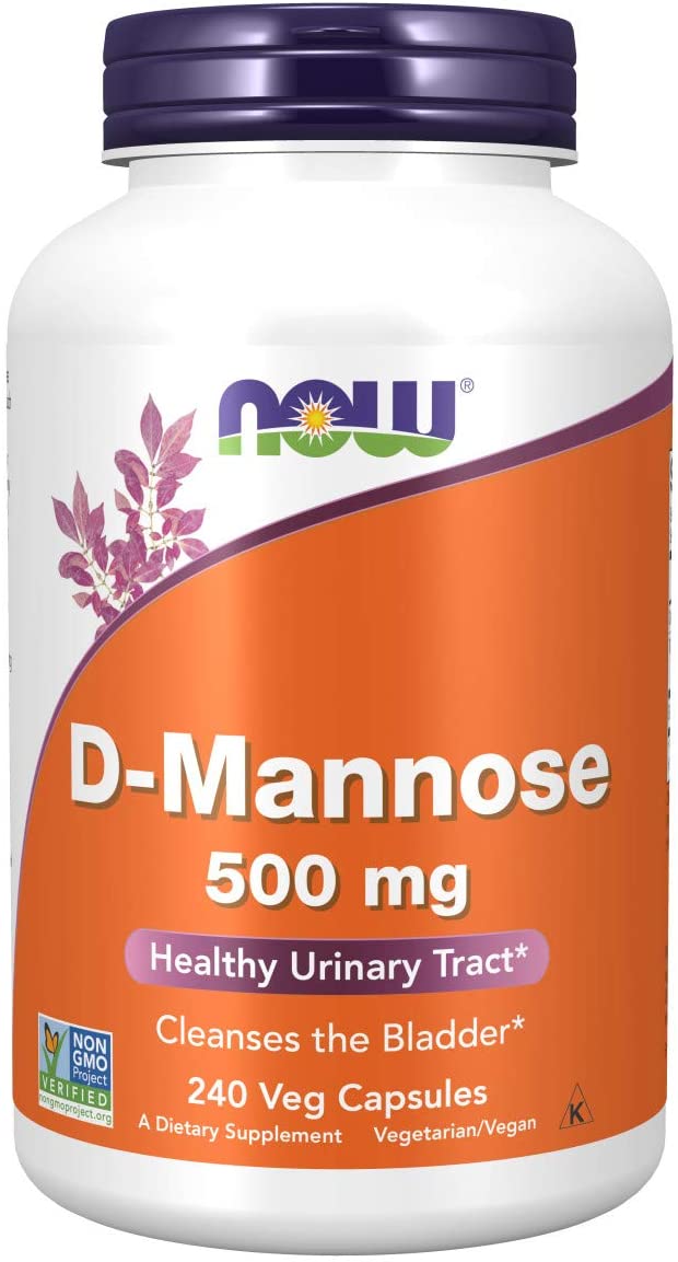 NOW Foods D-Mannose, 500mg - 240 vcaps