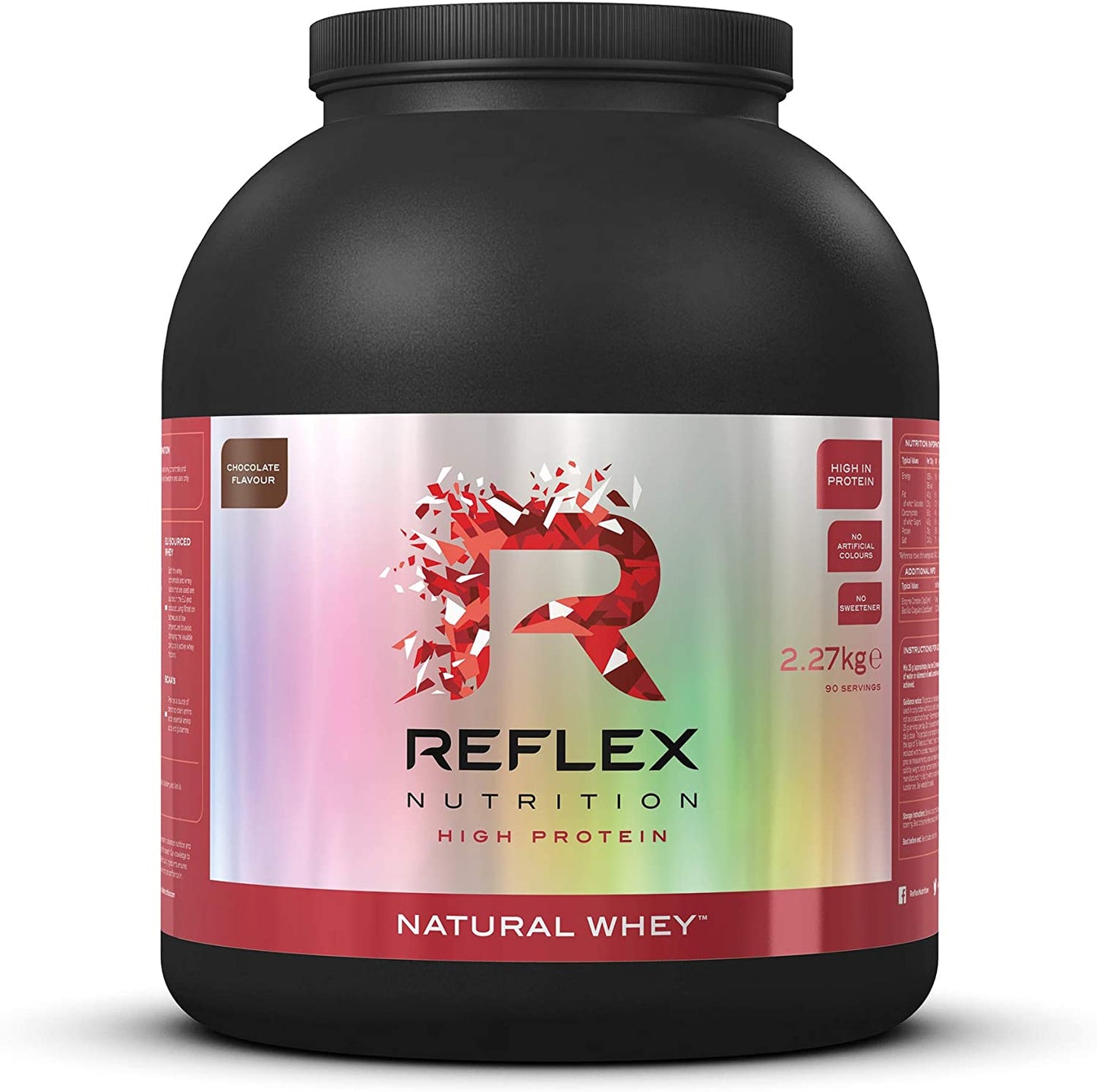 Reflex Nutrition Natural Whey, Chocolate - 2270g