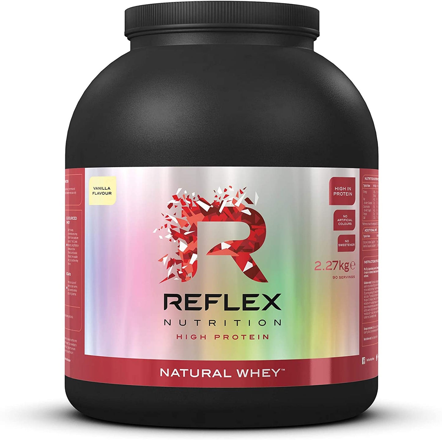 Reflex Nutrition Natural Whey, Vanilla - 2270g